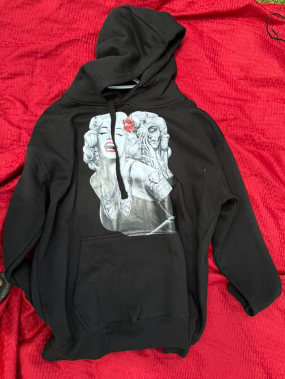 Print Hoodie with Women