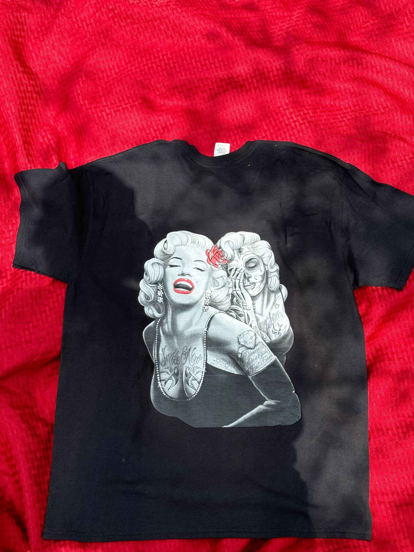 Print T-Shirt with Woman