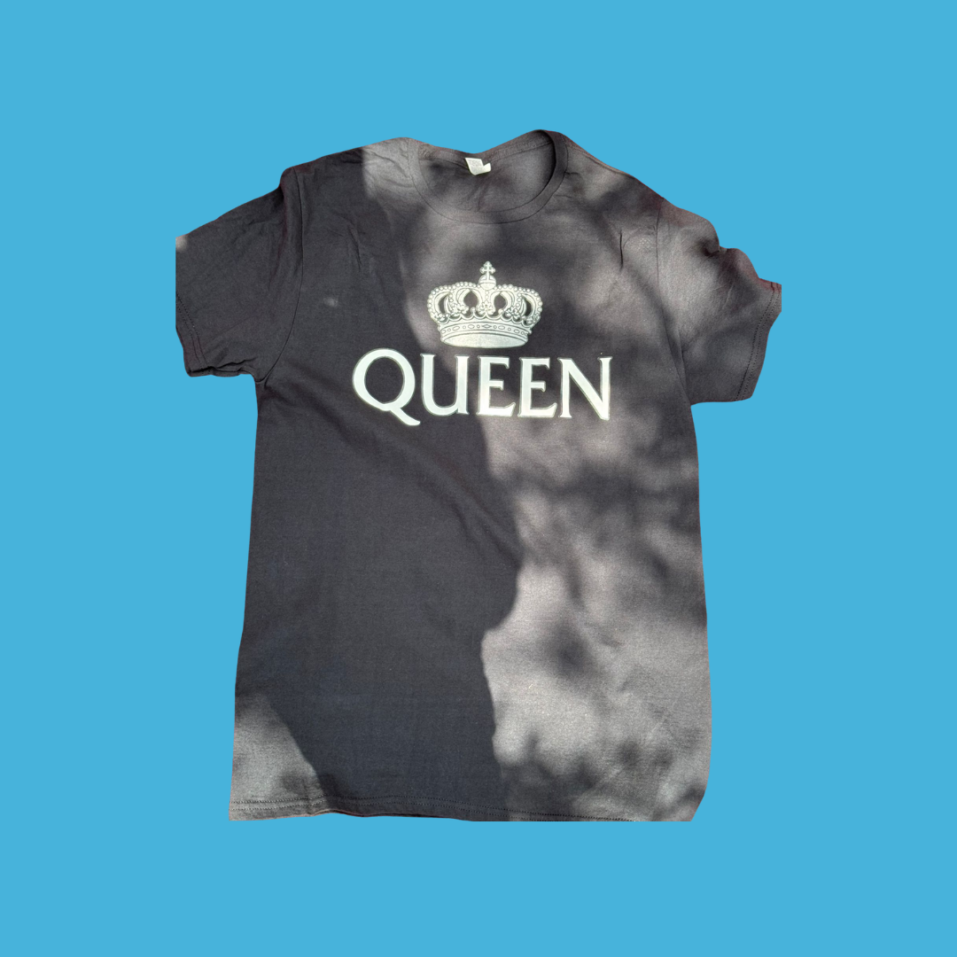 Black Queen T-Shirt with Crown